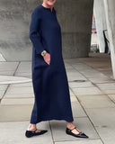 Fashionable Casual Long-Sleeved Dress