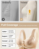 Front Buckle Satin Lace Bra