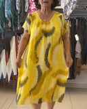 Casual Loose Printed Dress
