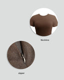 Casual Short-Sleeved Wide-Leg Pants Suit