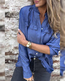 Solid Color Loose And Comfortable Shirt