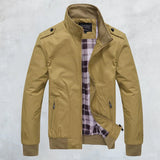 Thin Stand Collar Air Force Bomber Jacket