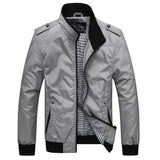 Thin Stand Collar Air Force Bomber Jacket