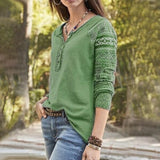Solid Color Pattern T-shirt