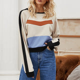 Panelled Cropped Sweatshirt