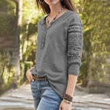 Solid Color Pattern T-shirt
