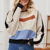 Panelled Cropped Sweatshirt