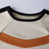 Panelled Cropped Sweatshirt