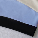 Panelled Cropped Sweatshirt