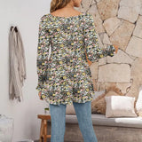 Puff Sleeve Tunic Top