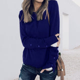 Buttoned Sleeve Sweatshirt