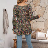 Puff Sleeve Tunic Top