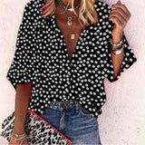 Vintage Polka Dot Blouse