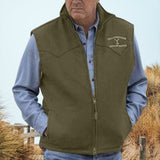 Men's Trendy Slim Print Vest Jacket