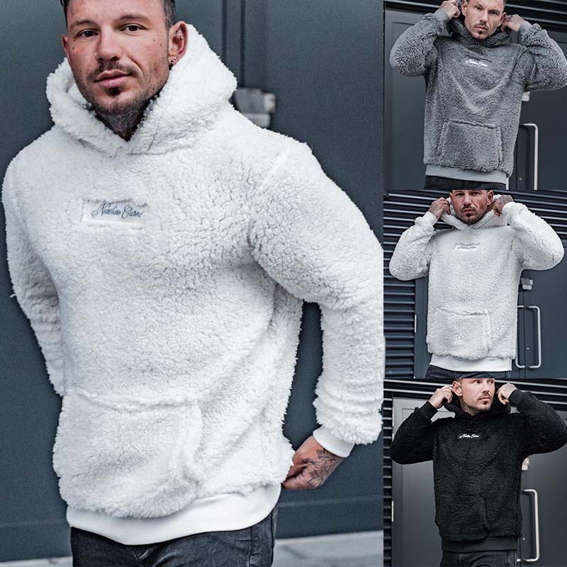 Men's Plush Fashion Sweatshirt
