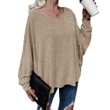 Tie-Back Drop-Shoulder T-Shirt