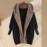 Hooded Loose Fleece Coat