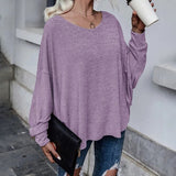 Tie-Back Drop-Shoulder T-Shirt