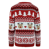 Women's Christmas Graphic Pattern Jacquard Pullover Sweater Jumper