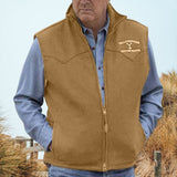 Men's Trendy Slim Print Vest Jacket