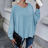 Tie-Back Drop-Shoulder T-Shirt