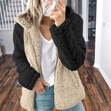 Hooded Plush Autumn Winter Jacket