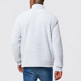 Men's Fuzzy Sherpa Pullover Long Sleeve Sweatshirts