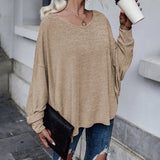 Tie-Back Drop-Shoulder T-Shirt