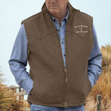 Men's Trendy Slim Print Vest Jacket