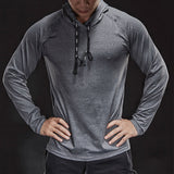 Men's Long Sleeve Hoodie T-Shirt