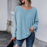Tie-Back Drop-Shoulder T-Shirt