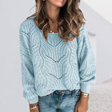 Crochet Knit Pullover Sweaters
