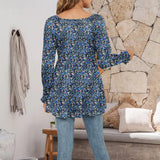 Puff Sleeve Tunic Top