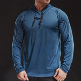 Men's Long Sleeve Hoodie T-Shirt