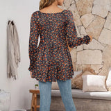 Puff Sleeve Tunic Top