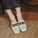 Block Heel Clog Mules