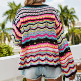 Crochet Knitted Sweater Pullover