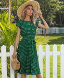 Chiffon Dot Dresses