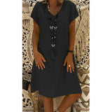 Women's Shift Dress Knee Length Dress