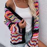 Colorful Fashion Loose Cardigan