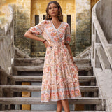 Alexandra Rose Print Dress