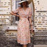 Alexandra Rose Print Dress
