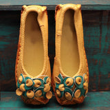 Berry Comfort Soft Sole Leather Shoes