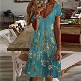 Bohemian Printed Beach Dresses