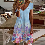 Bohemian Printed Beach Dresses