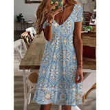 Bohemian Printed Beach Dresses