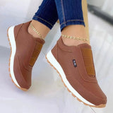 Breathable Pump Slip-on Platform Sneakers