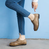 British Style Lace Up Leather Shoes