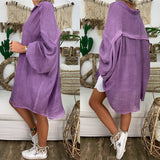 Button Loose Long Sleeve Shirt