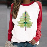 Casual Printed Fleece Sweatshirt